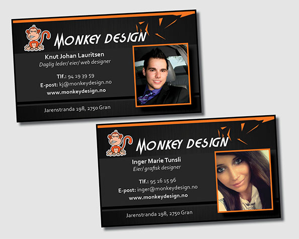 Bilde av monkey design vist kort